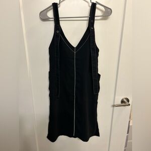 Gloria Black Strappy Mini Dress